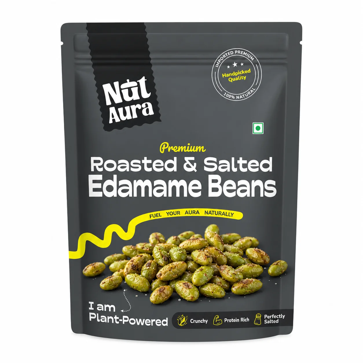 Nut Aura Edamame Beans (Roasted & Salted)