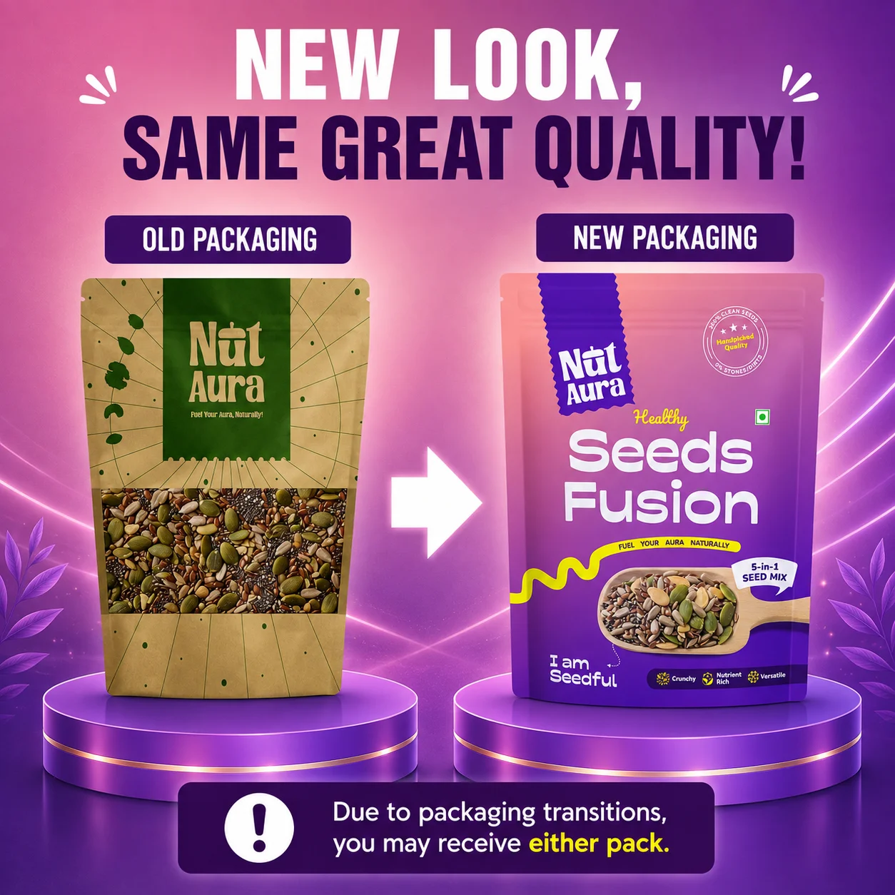 nut aura pouch change