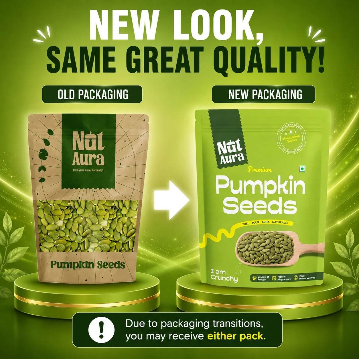 nut aura pouch change