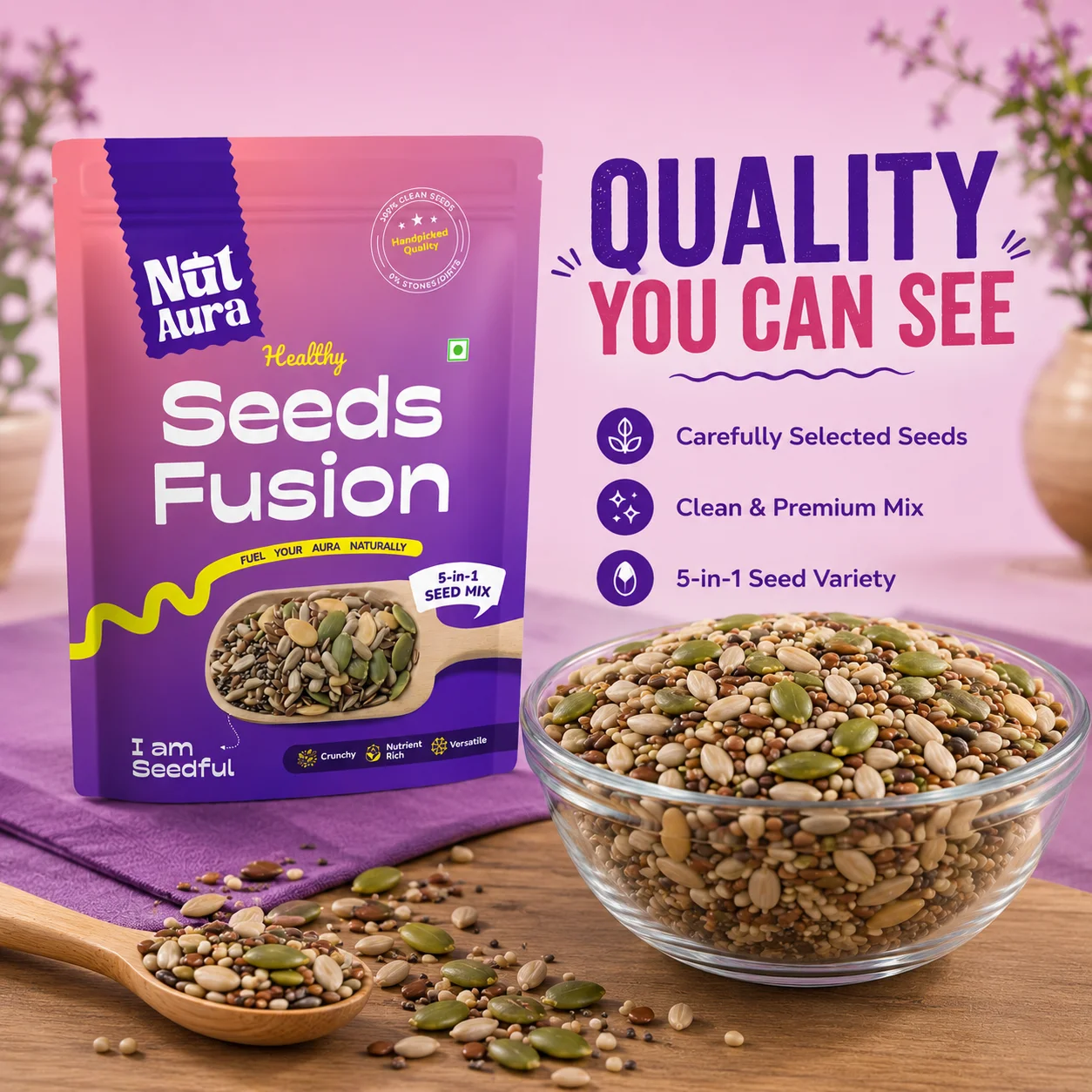 high quality seeds used