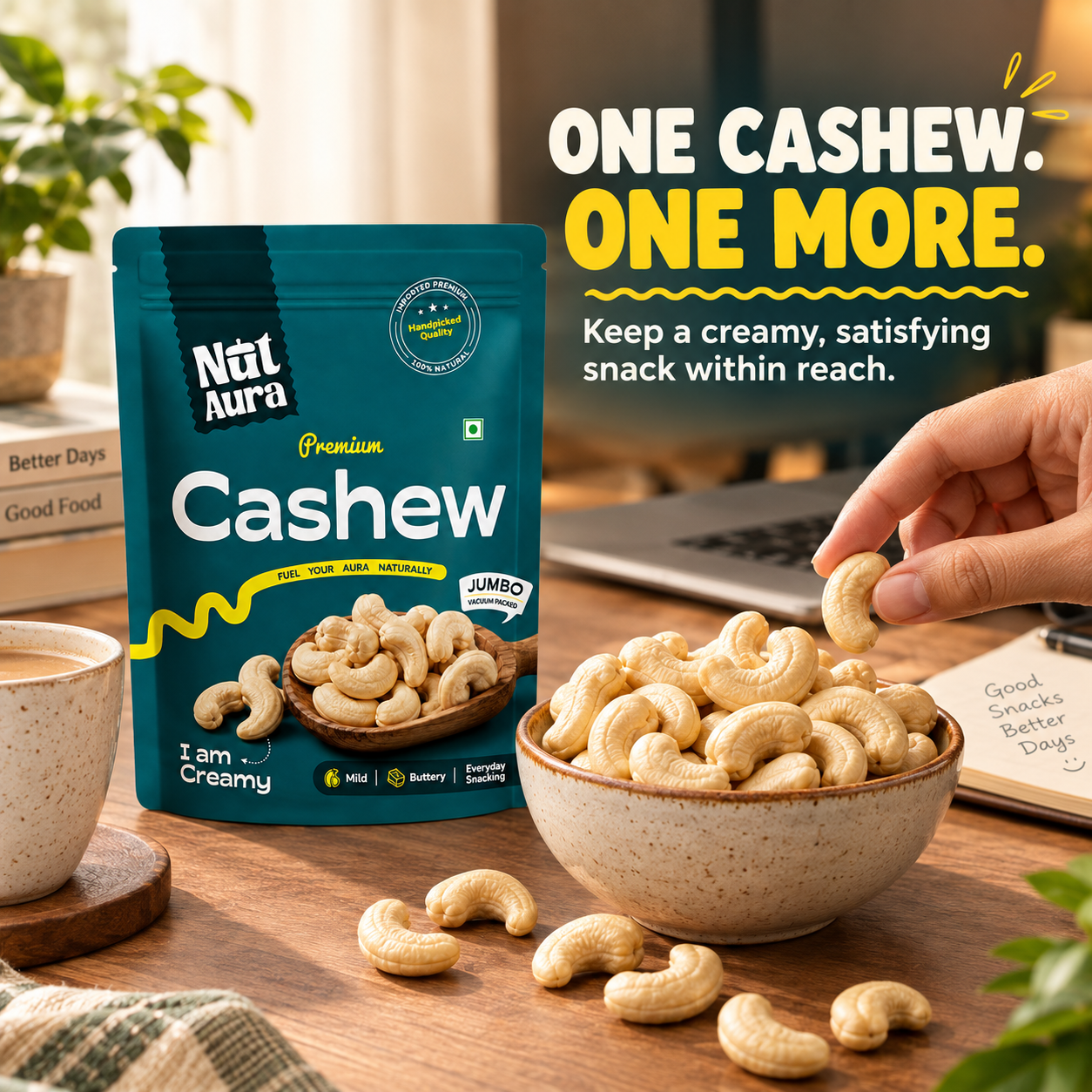 not able to move away from cashew